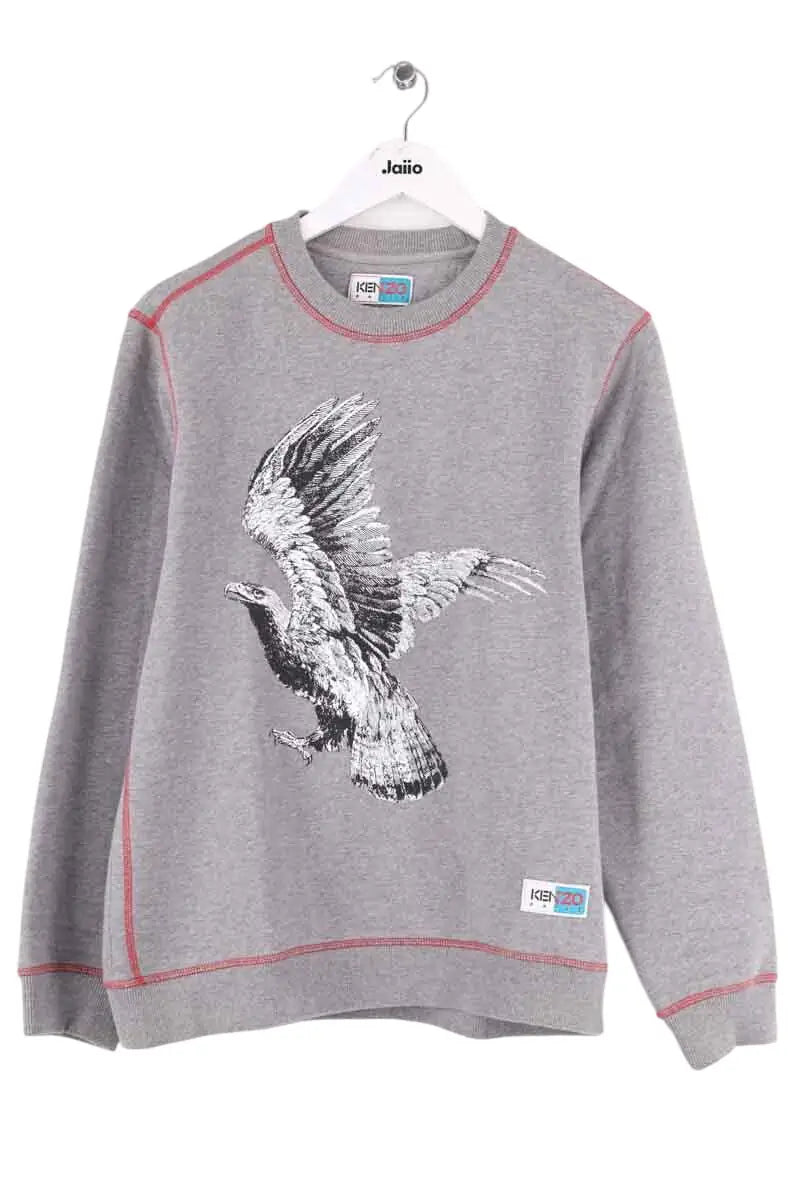 Sweatshirt Kenzo Gris en Coton, taille S - Seconde Main