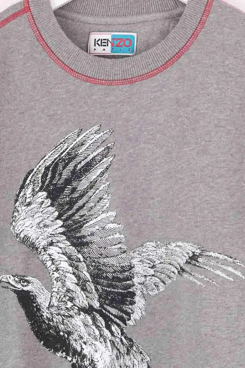 Sweatshirt Kenzo Gris en Coton