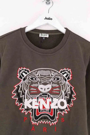 Sweatshirt Kenzo Kaki en Coton
