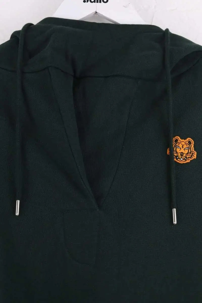 Sweatshirt Kenzo Kaki en Coton