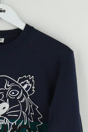 Sweatshirt Kenzo Marine en Coton