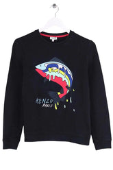 Sweatshirt Kenzo Noir en Coton, taille M - Seconde Main