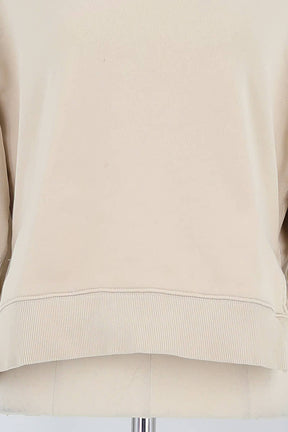 Sweatshirt Lacoste Beige en Coton