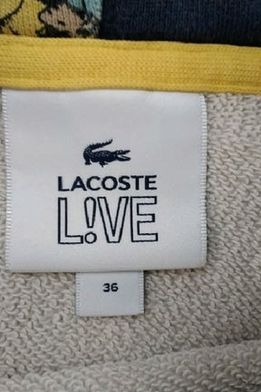 Sweatshirt Lacoste Beige en Coton