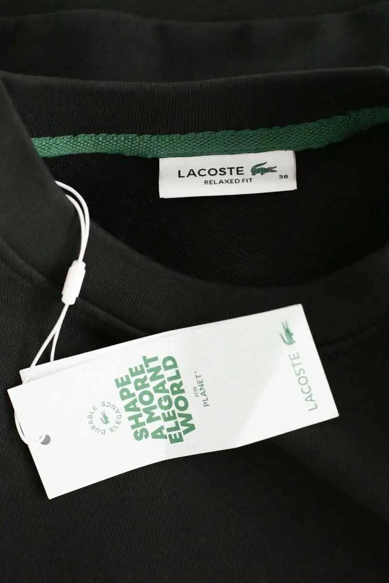 Sweatshirt Lacoste Noir en Coton