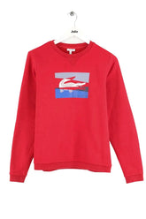 Sweatshirt Lacoste Rouge en Coton, taille S - Seconde Main