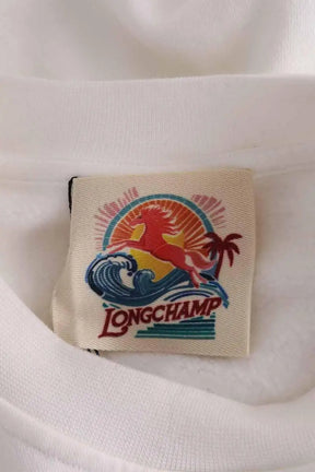 Sweatshirt Longchamp Blanc en Coton