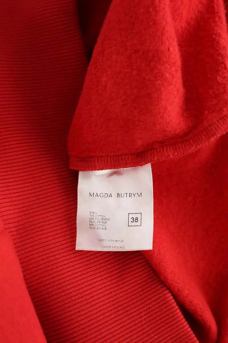 Sweatshirt Magda Butrym Rouge en Coton