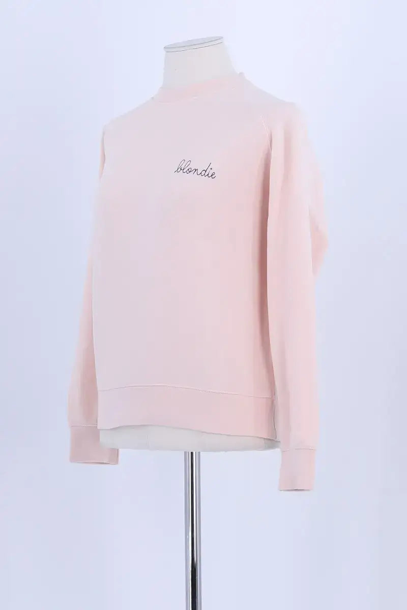 Sweatshirt Maison Labiche Rose en Coton