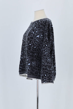 Sweatshirt Maje Gris en Coton