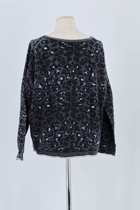 Sweatshirt Maje Gris en Coton