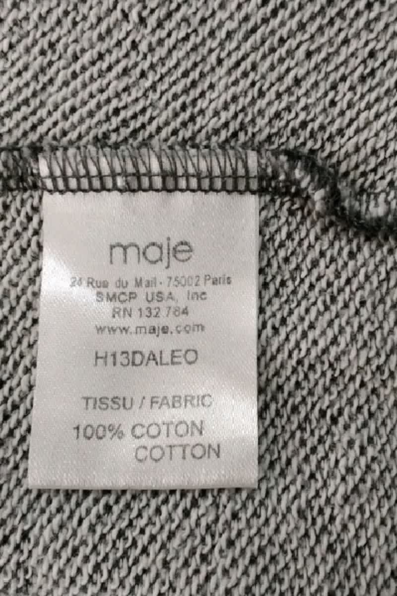 Sweatshirt Maje Gris en Coton