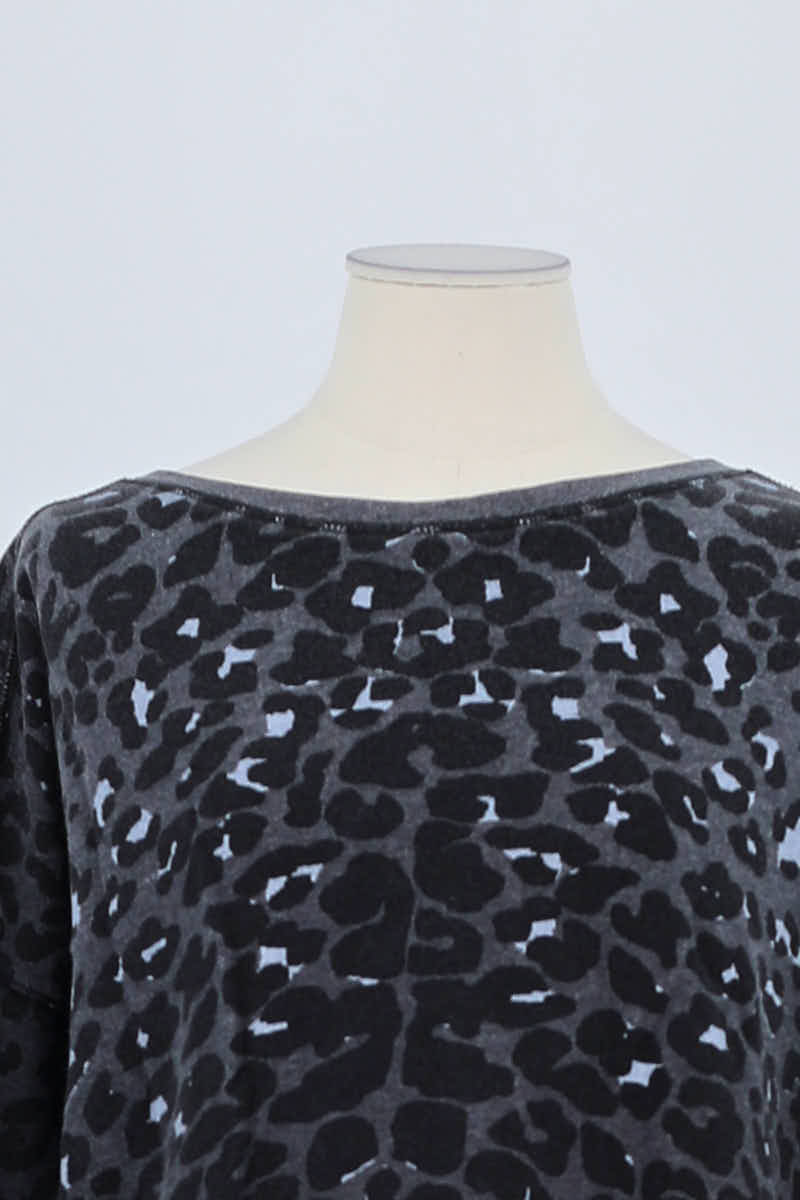 Sweatshirt Maje Gris en Coton