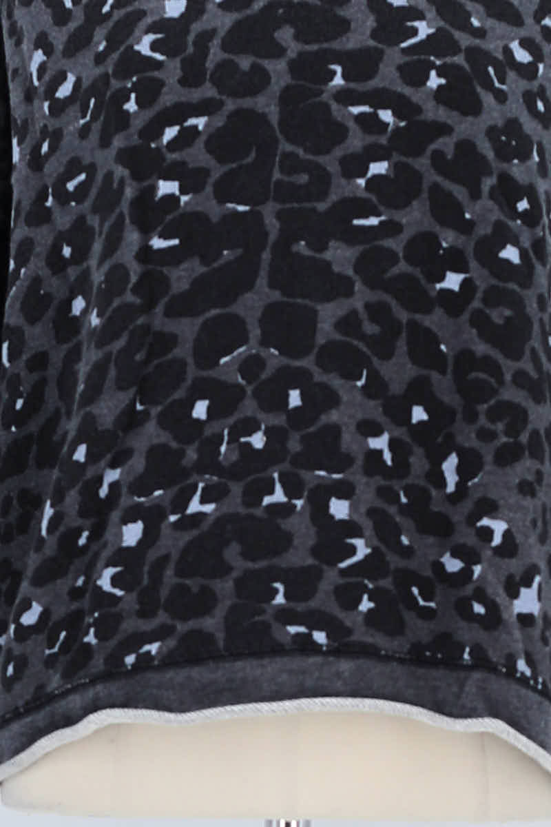 Sweatshirt Maje Gris en Coton