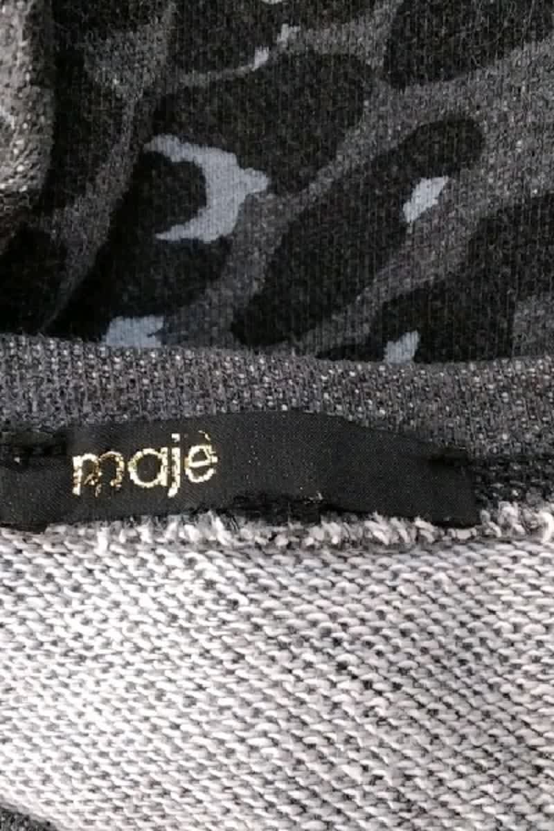 Sweatshirt Maje Gris en Coton