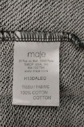Sweatshirt Maje Gris en Coton