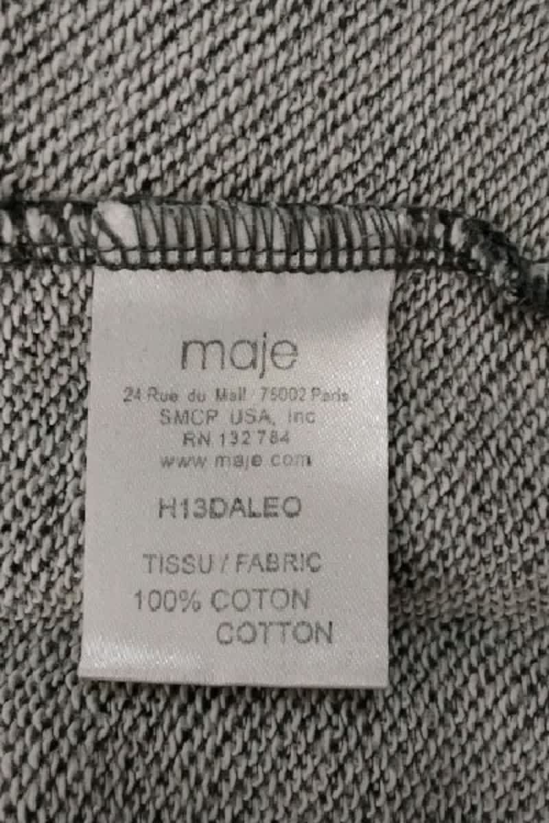 Sweatshirt Maje Gris en Coton