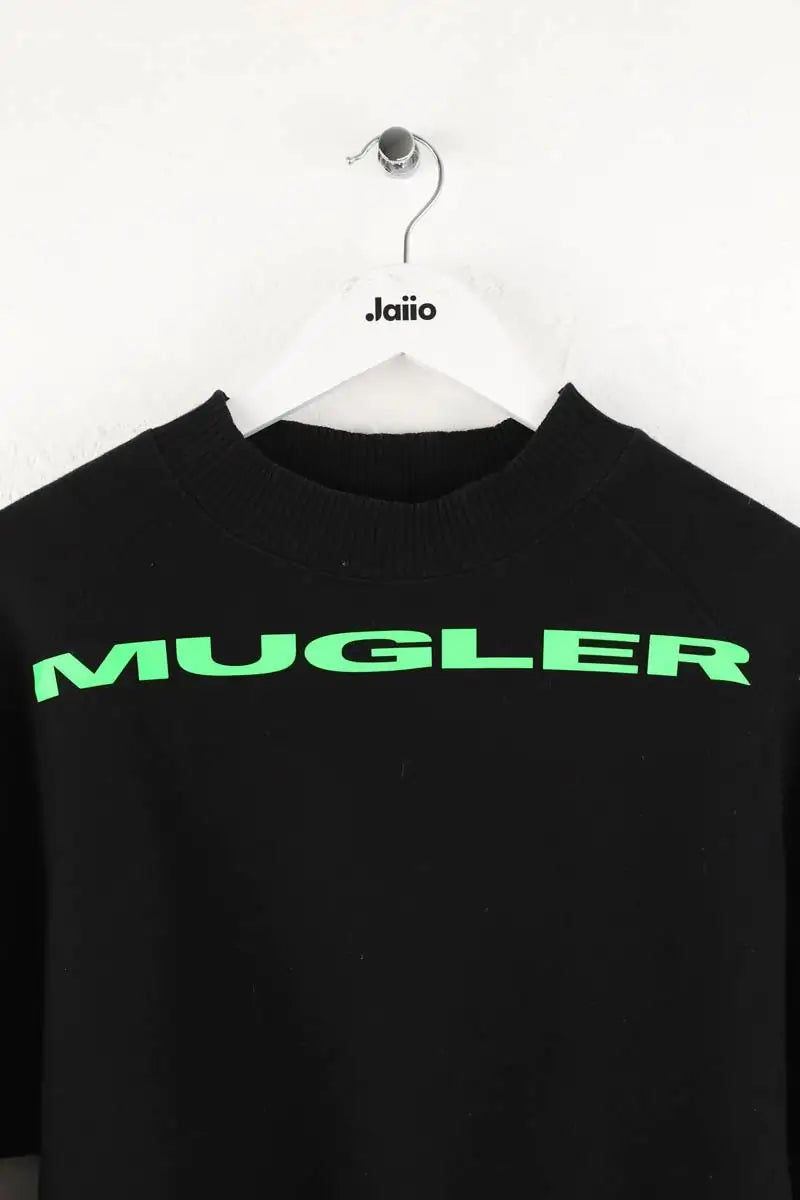 Sweatshirt Mugler Noir en Coton