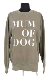 Sweatshirt Mum Of Kaki en Coton, taille M - Seconde Main