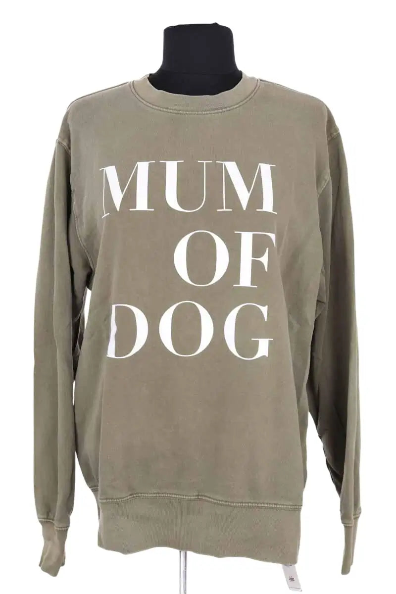 Sweatshirt Mum Of Kaki en Coton, taille M - Seconde Main