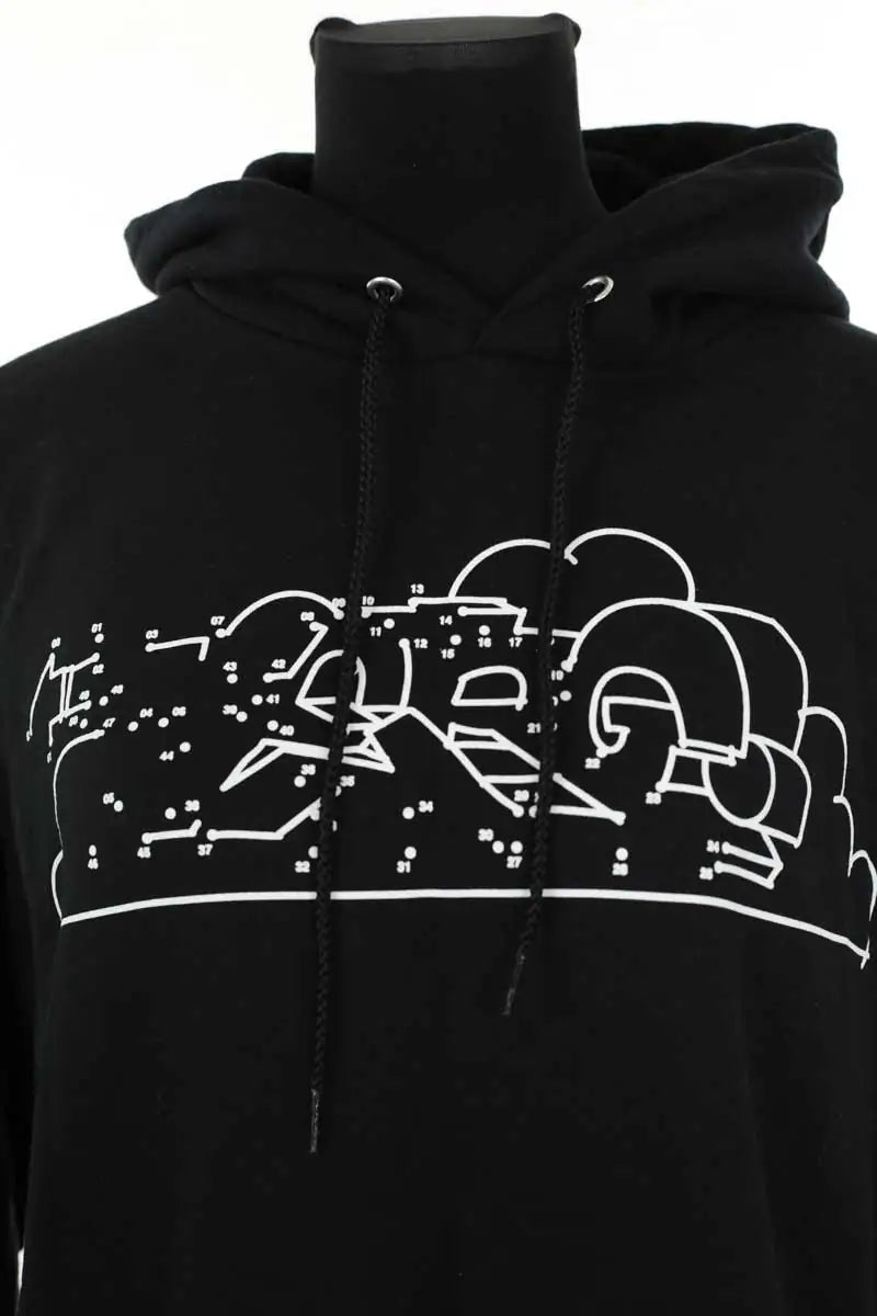 Sweatshirt Off White Noir en Coton