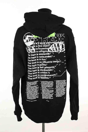 Sweatshirt Off White Noir en Coton