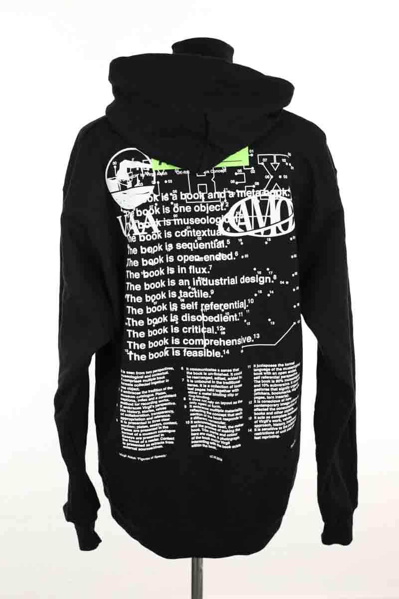 Sweatshirt Off White Noir en Coton