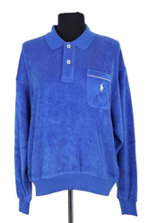 Sweatshirt Ralph Lauren Bleu en Coton, taille M - Seconde Main
