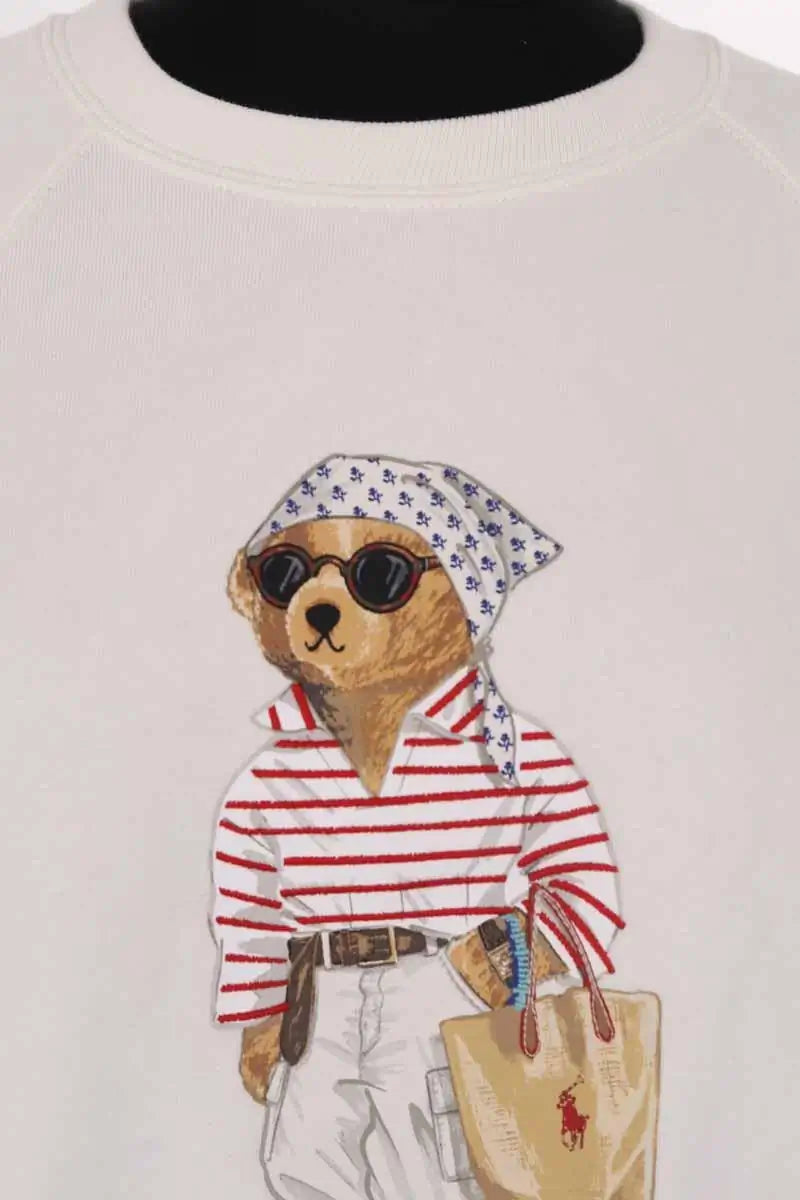 Sweatshirt Ralph Lauren Ecru en Coton