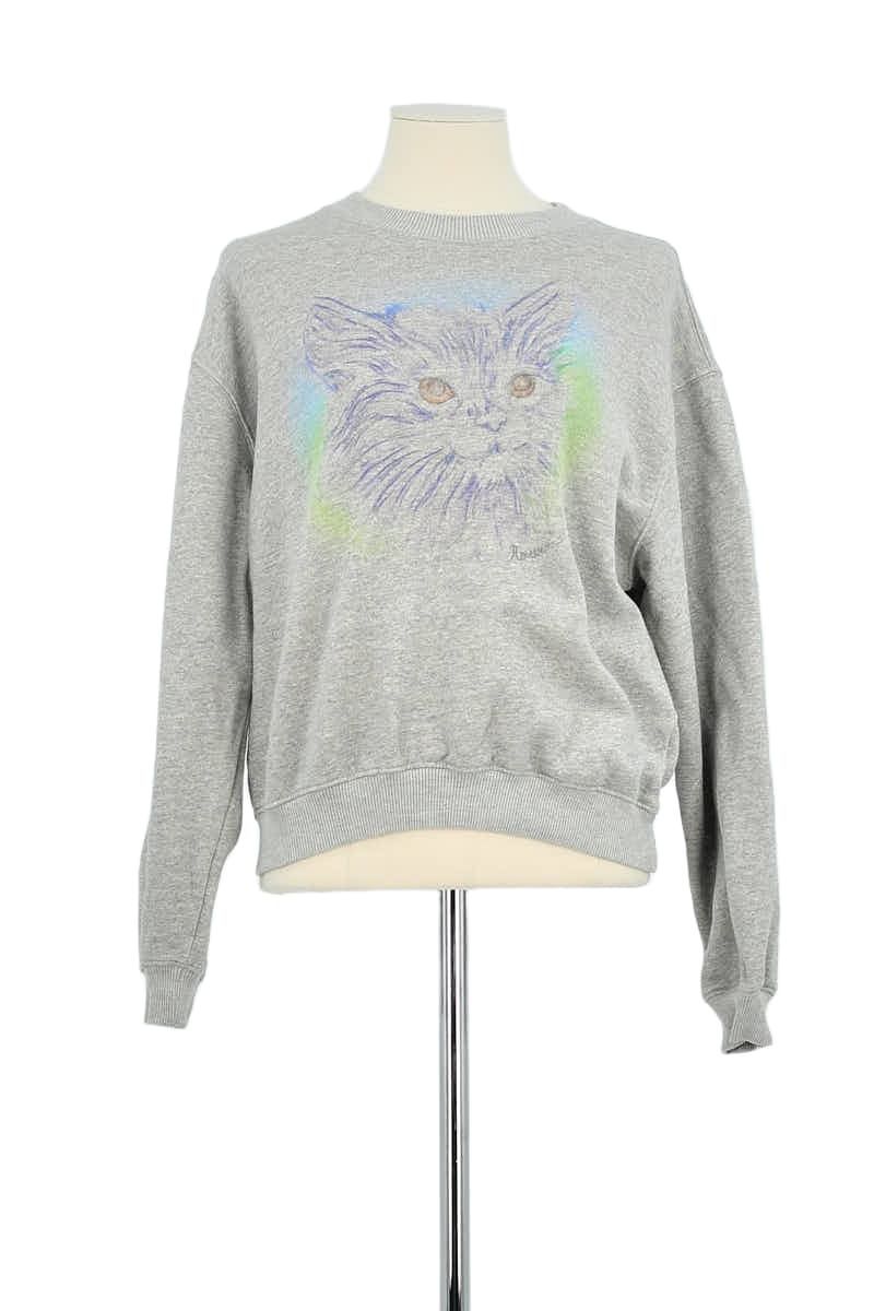 Sweatshirt Roseanna Gris en Coton, taille M - Seconde Main