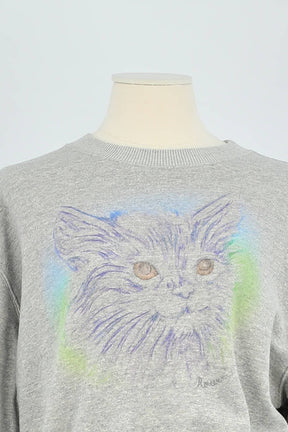 Sweatshirt Roseanna Gris en Coton