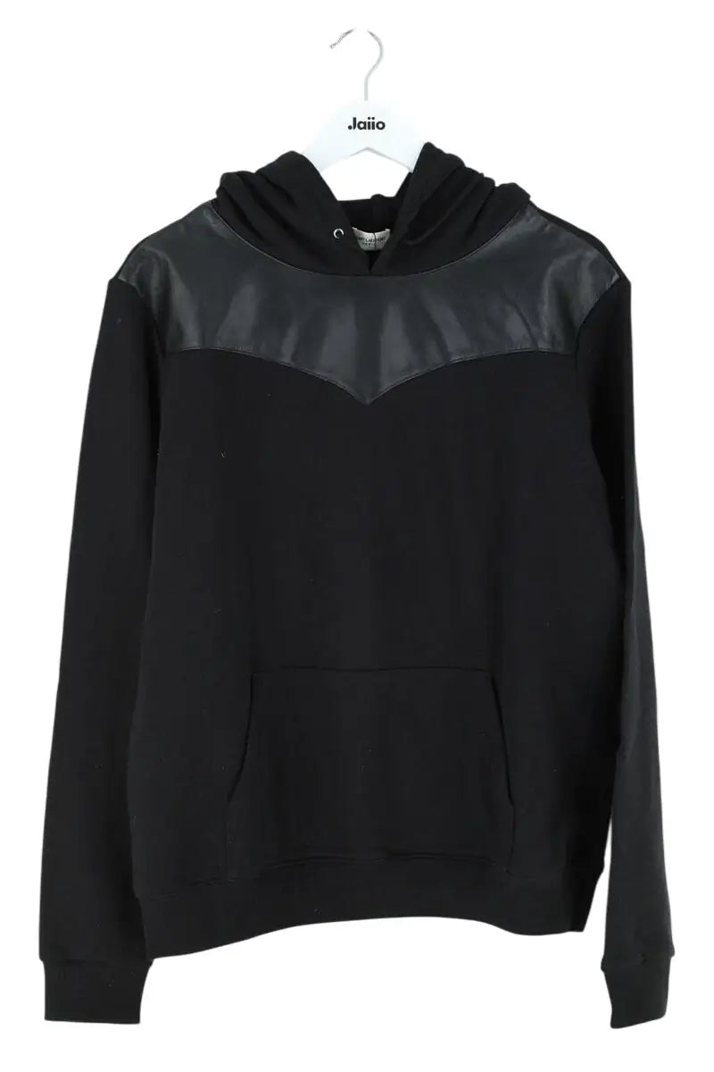 Sweatshirt Saint Laurent Noir en Coton, taille XL - Seconde Main