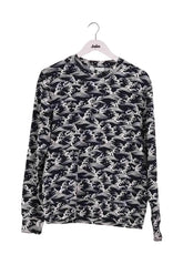 Sweatshirt Sandro Bleu en Coton, taille S - Seconde Main