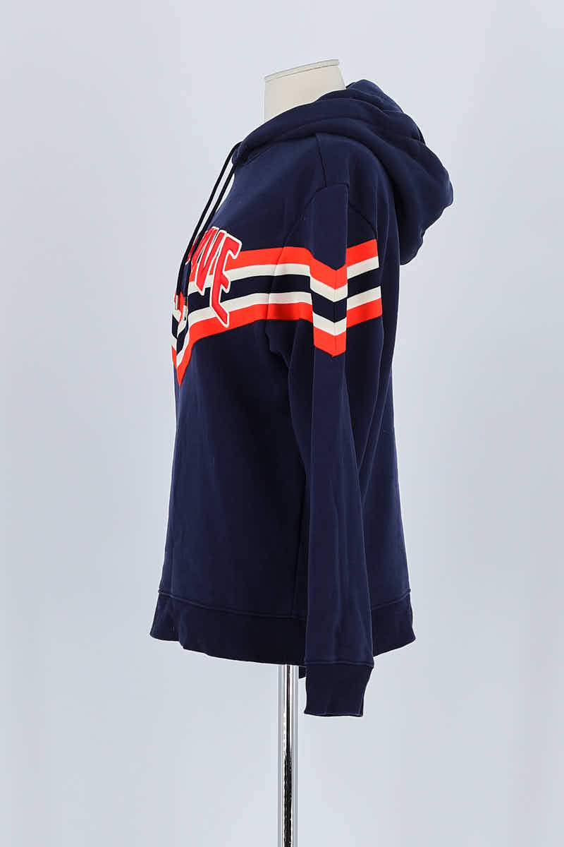 Sweatshirt Sandro Marine en Coton