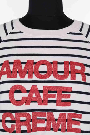 Sweatshirt Sézane Blanc en Coton