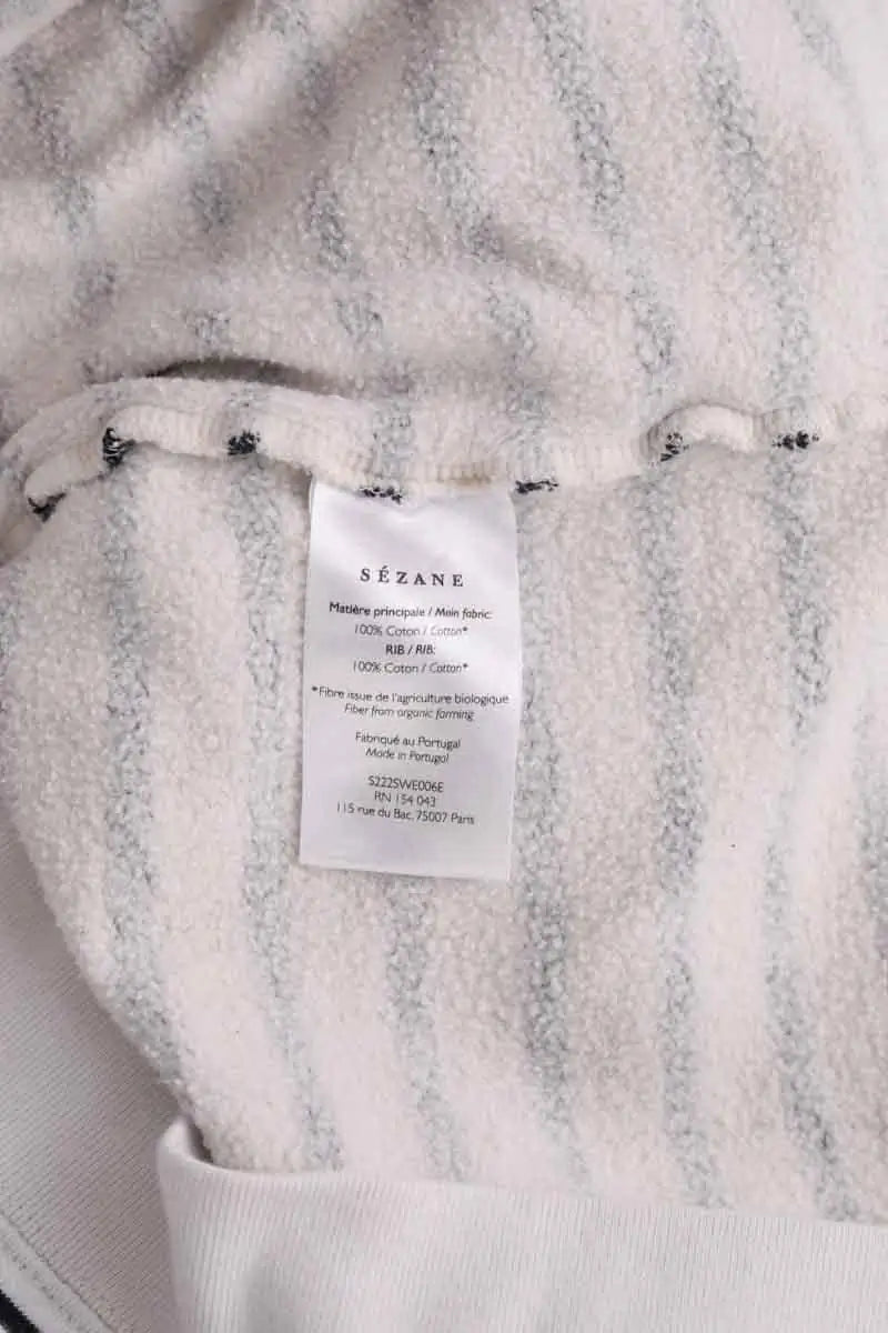 Sweatshirt Sézane Blanc en Coton