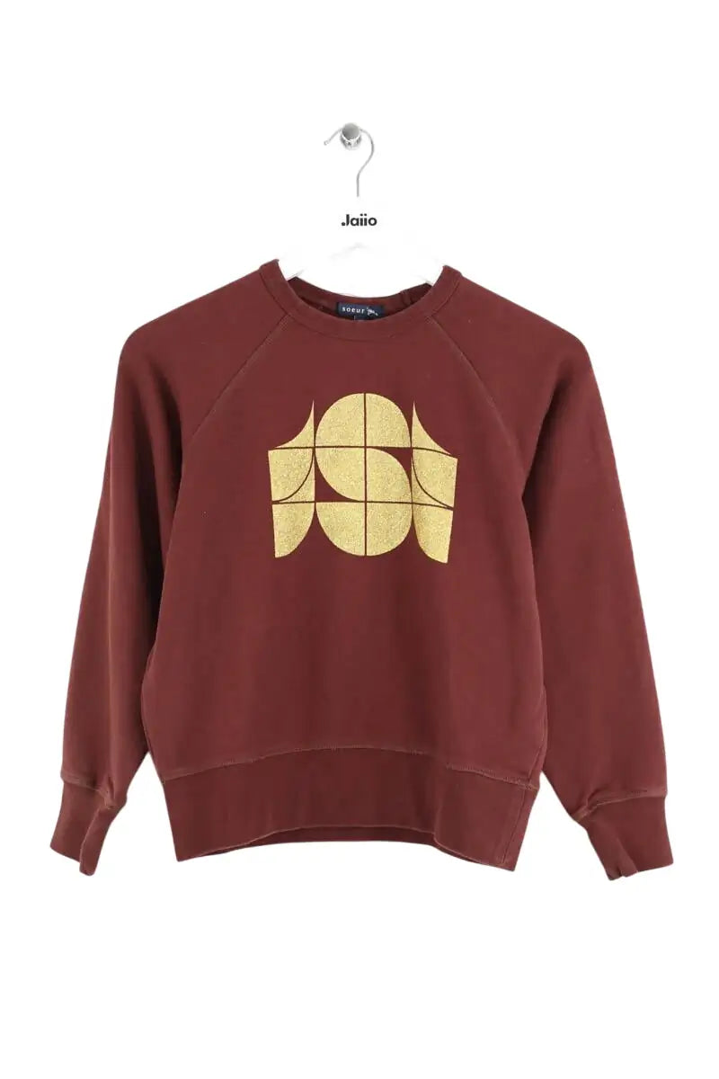 Sweatshirt Soeur Marron en Coton, taille S - Seconde Main