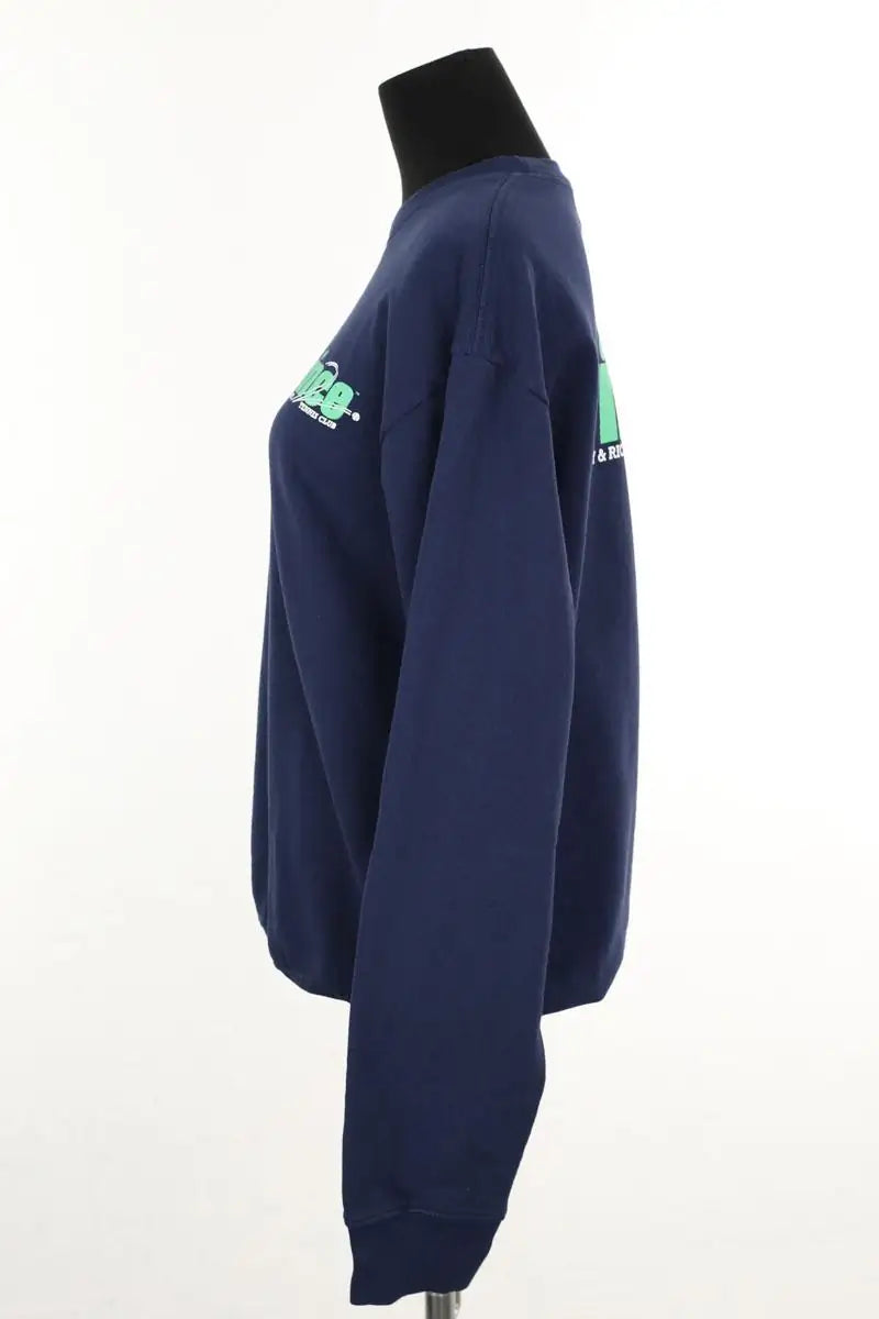Sweatshirt Sporty & Rich Bleu en Coton