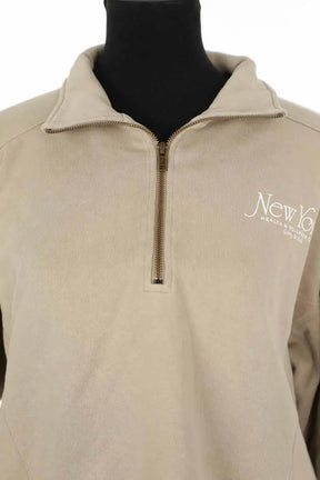 Sweatshirt Sporty & Rich Camel en Coton