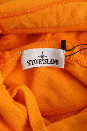 Sweatshirt Stone Island Orange en Coton
