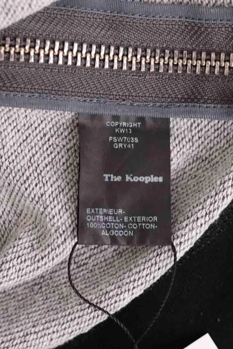 Sweatshirt The Kooples Gris en Coton