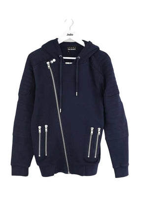 Sweatshirt The Kooples Marine en Coton, taille S - Seconde Main