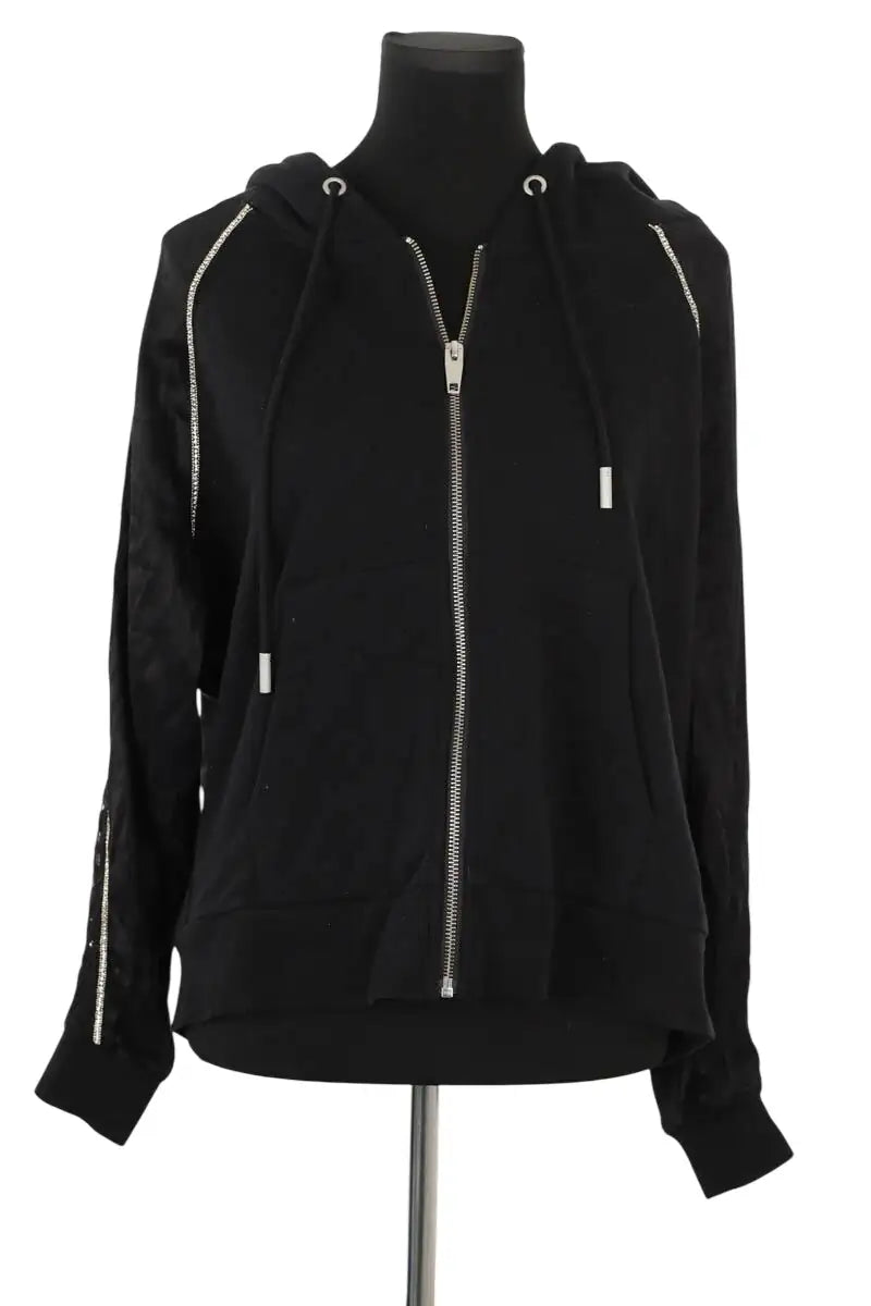 Sweatshirt The Kooples Noir en Coton, taille M - Seconde Main