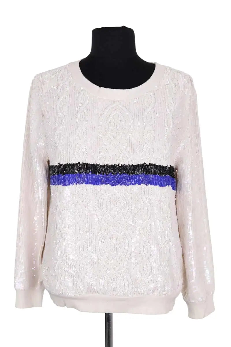 Sweatshirt Vanessa Bruno Blanc en Synthétique, taille S - Seconde Main