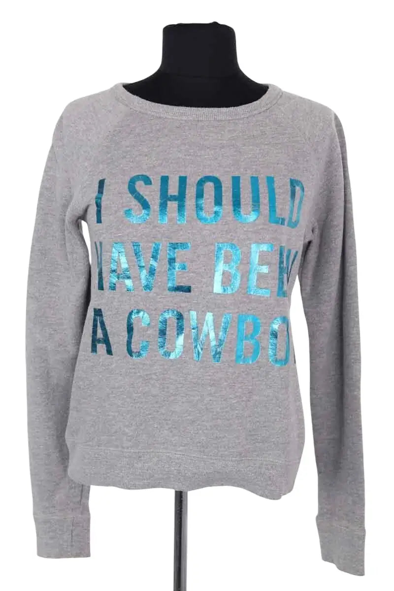 Sweatshirt Zadig & Voltaire Gris en Coton, taille XS - Seconde Main