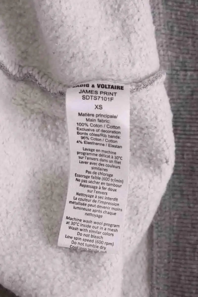 Sweatshirt Zadig & Voltaire Gris en Coton