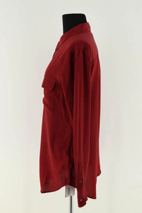 Blouse Equipment Bordeaux en Soie