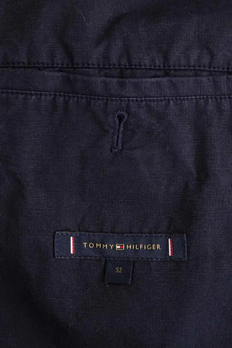 Veste Tommy Hilfiger Bleu en Coton