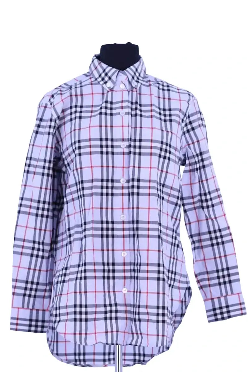 Chemise Burberry Gris en Coton, taille XS - Seconde Main