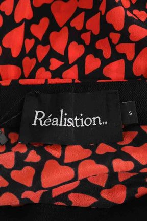 Jupe Réalisation Rouge en Soie